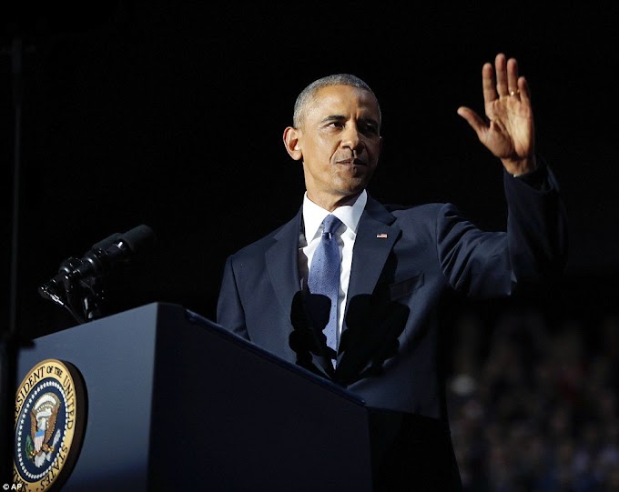 VIDEO:Obama Atoa Hotuba ya Kuwaaga Wamarekani iliyowaliza Wengi