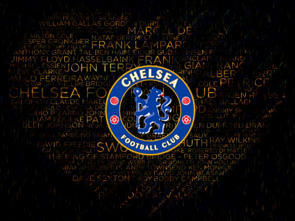 Chelsea FC Logo Black Background  Wallpapers HD  Wallpaper High