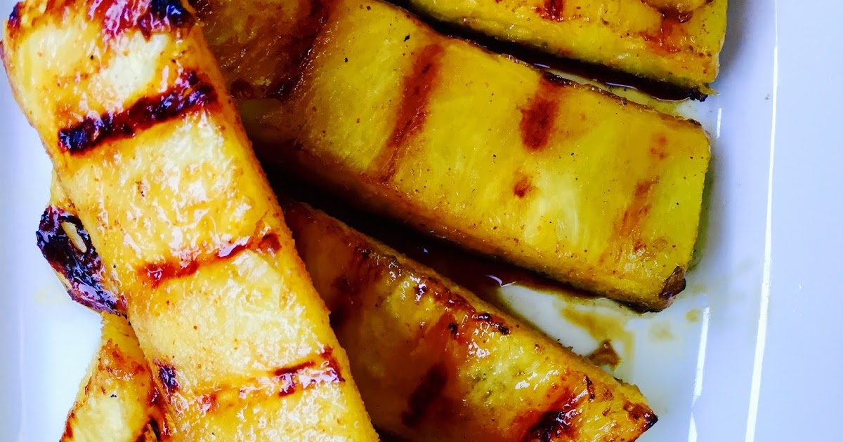 Spicy & Sweet Grilled Pineapple Spears + GIVEAWAY