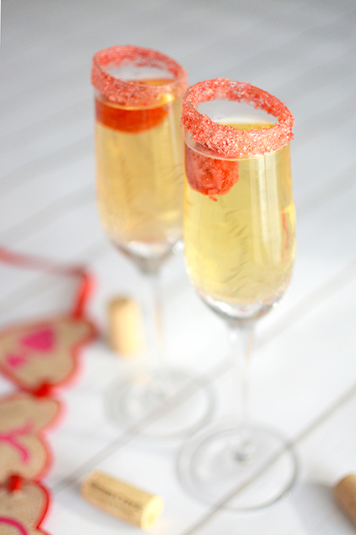 Valentine's Day Wine Spritzer | My Darling Days Valentine's Day Wine Spritzer | My Darling Days