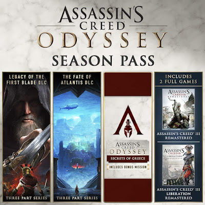 Assassins Creed Odyssey Game Cover Season Pass