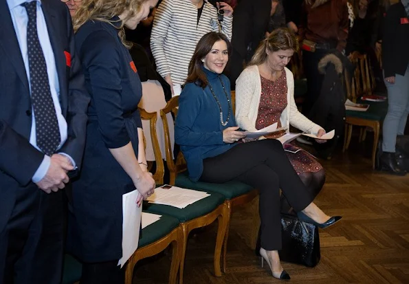 Crown Princess Mary participates as patron in The Mothers Help conference at the Christiansborg Palace