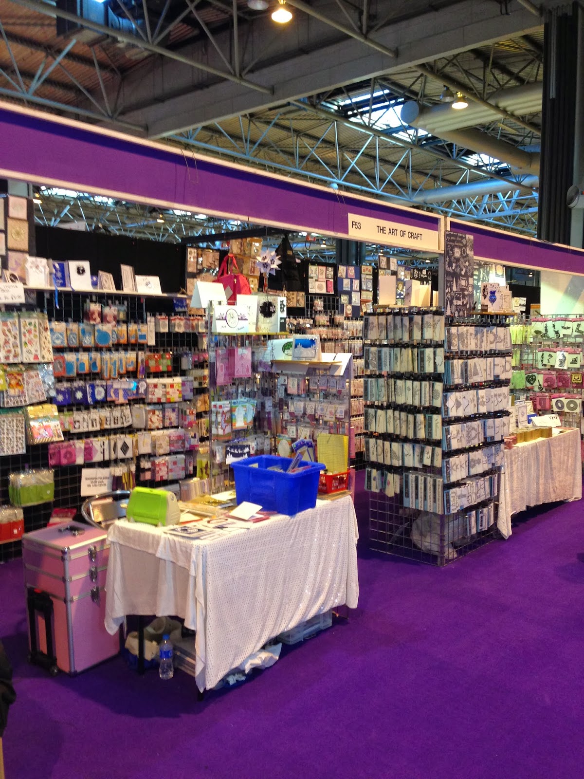 A Day in the Life of a Craft Fairy... Hobbycrafts Show at Birmingham NEC 2013 Part One The