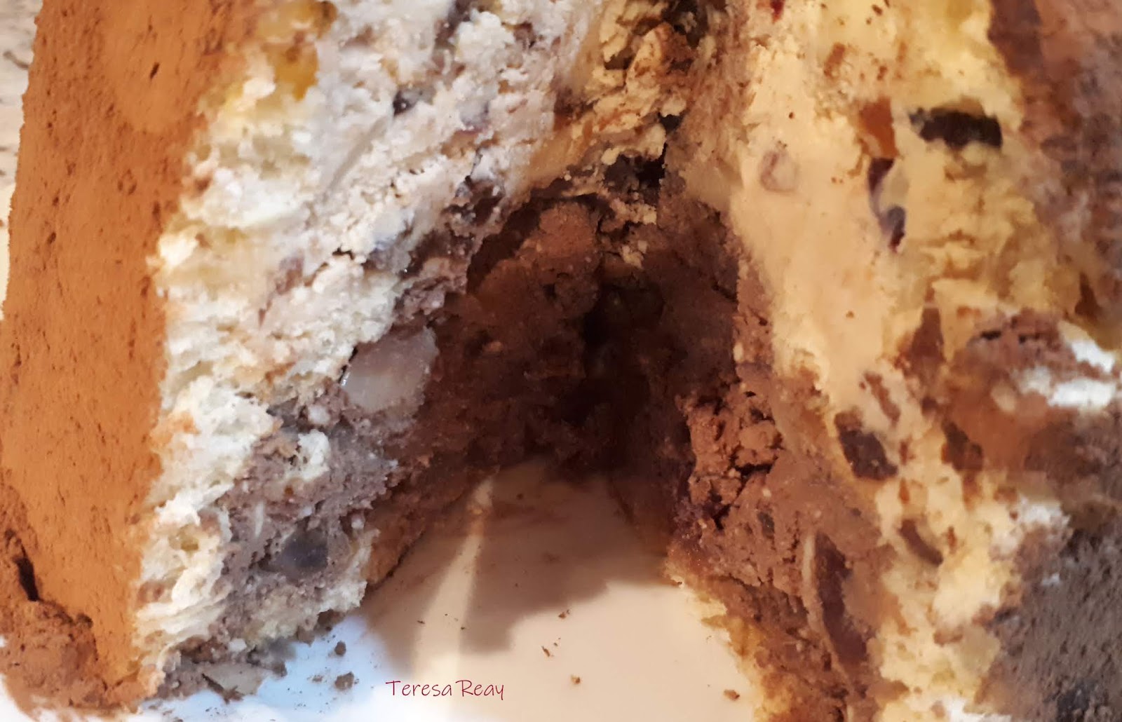 ZUCCOTTO DI PANETTONE - PANETTONE AND RICOTTA PUDDING