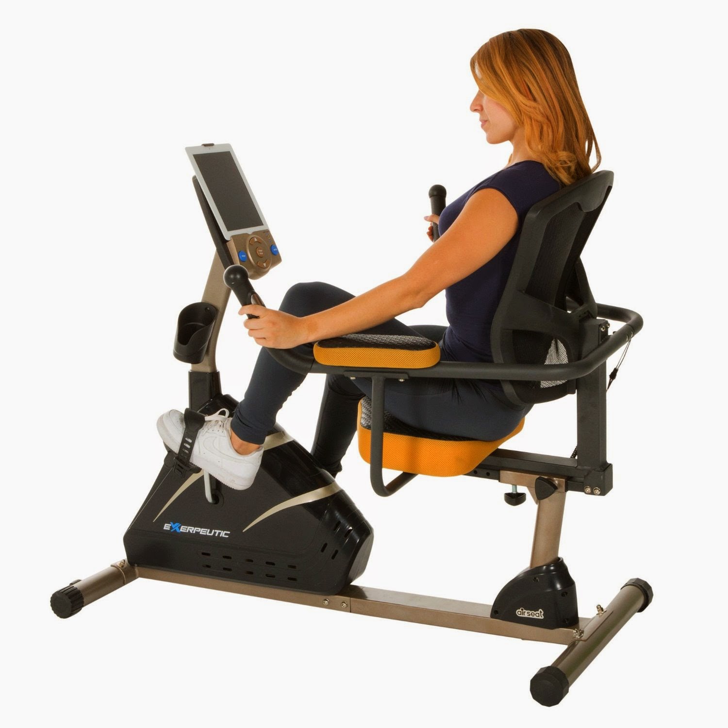 Exerpeutic 4000 Recumbent Bike with Bluetooth Technology & Mobile App Tracking, review plus compare with Exerpeutic 2000