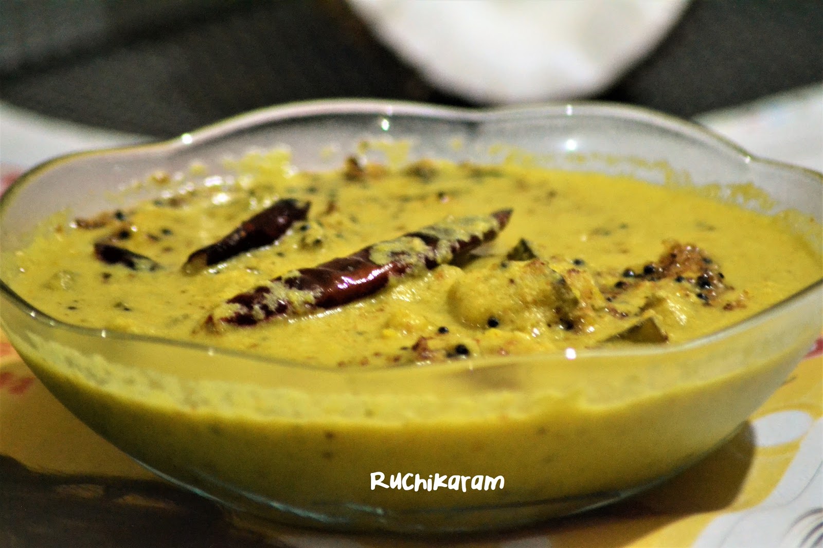 Ruchikaram Pachakkaya Parippu Curry Kerala Raw Plantain Curry Raw