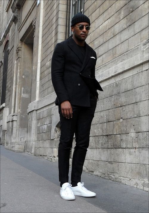 Tênis Preto Look De Roupas Com Tenis Tênis Preto Roupa Para Usar - Main Image