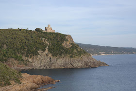 The Castello Sonnino's clifftop setting