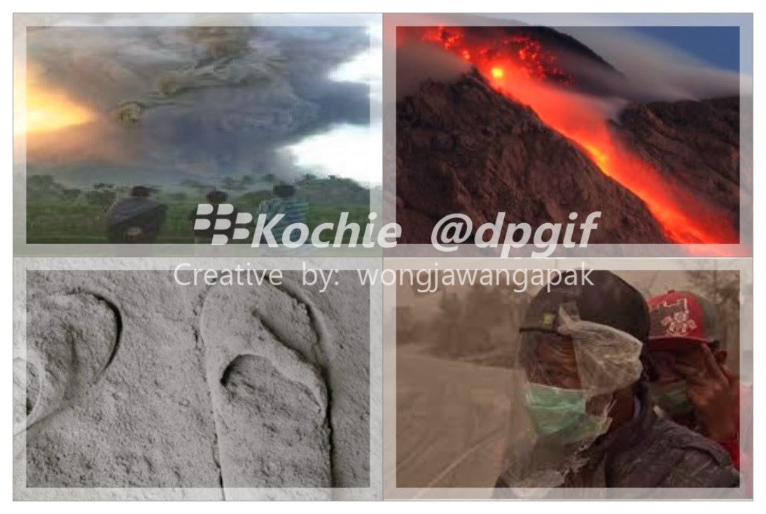 Gambar Foto Gunung Kelud DP BBM Hujan Abu Vulkanik