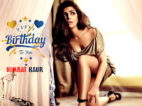 nimrat kaur birthday wishes wallpaper whatsapp status video 2019, hot avatar nimrat kaur with sleekly legs to celebrate her upcoming birthday.