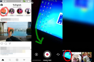 Cara Upload Foto dan Video dari Galeri Android Ke Instagram Stories