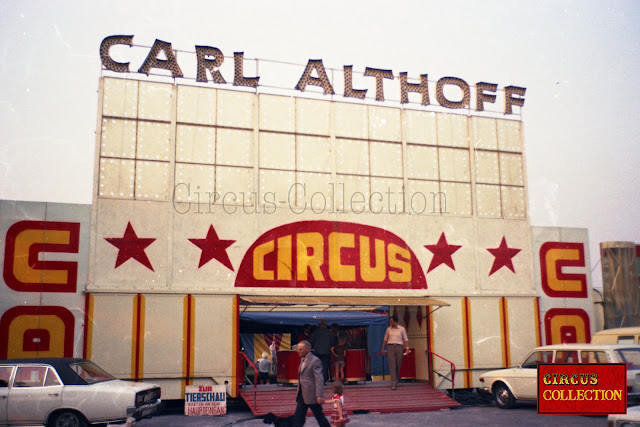 Circus Carl Althoff 1973 Photo Hubert Tièche    Collection Philippe Ros
