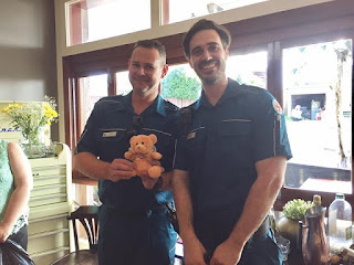 QAS receives care bears QAS receiving care bears from Quota International of Carindale