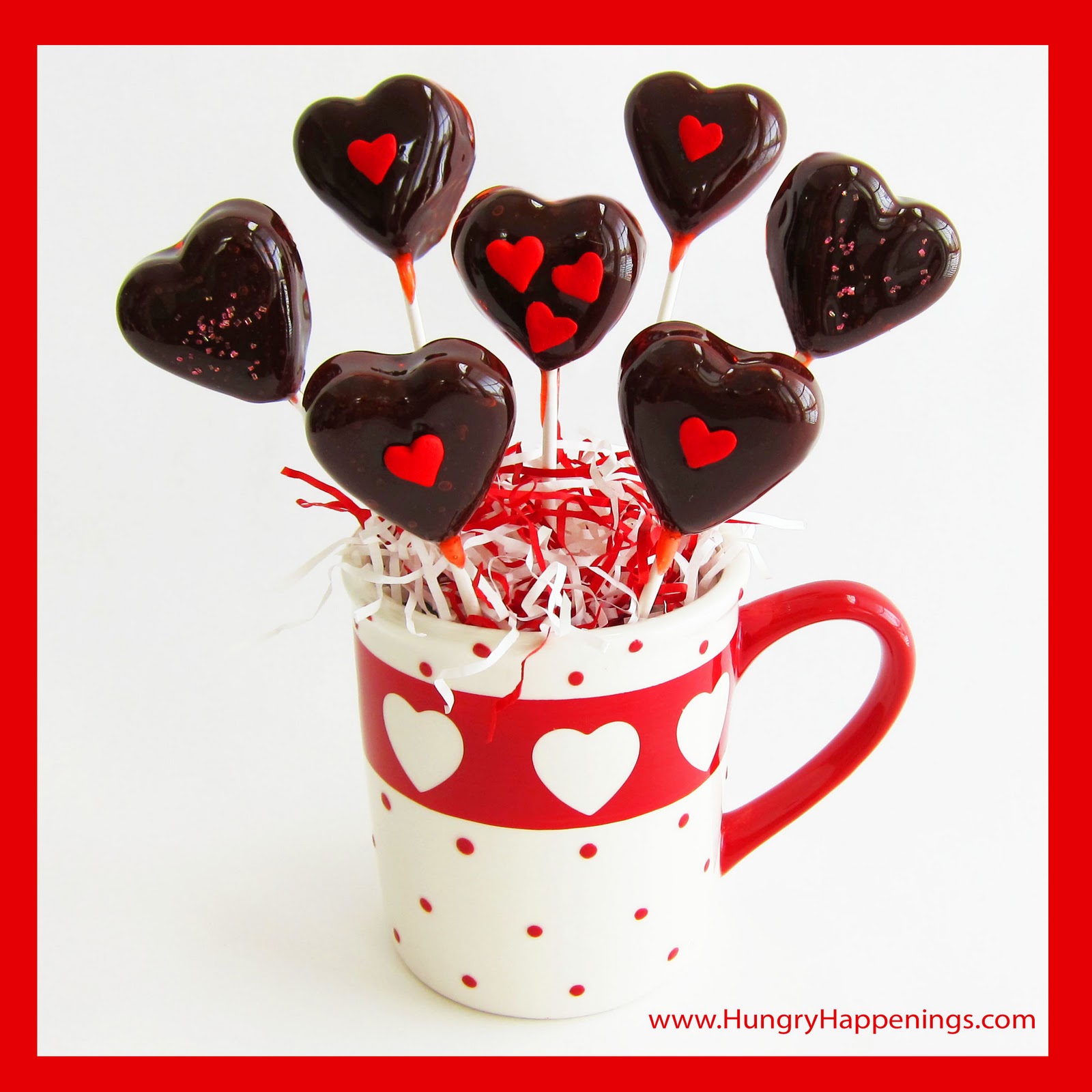 KITCHENCRAFT Hearts Lollipop Chocolate Moulds Love/Kids/Parties/Valentines 