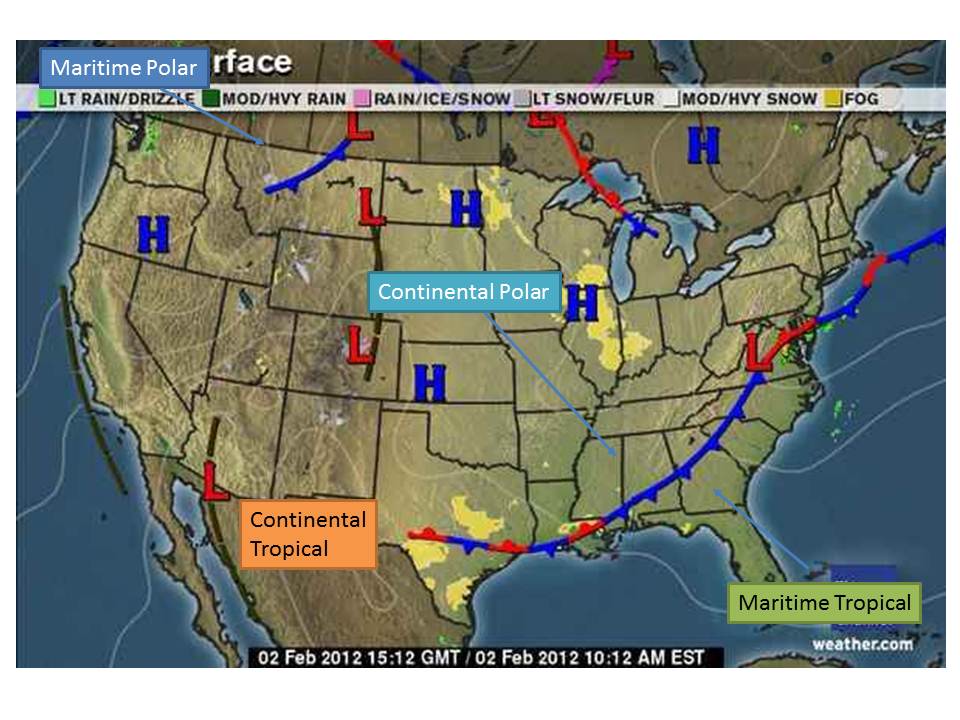 Geography 341 A Daily Weather Observation Journal Maps and Images