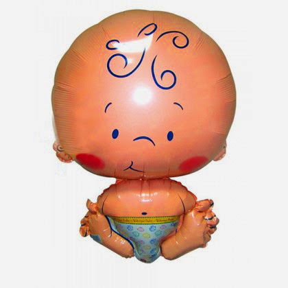 Фольгированный шарик младенец