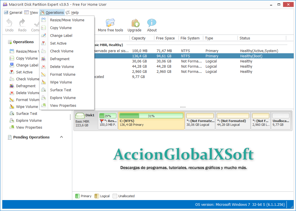 Macrorit Partition Expert Free Edition 3.9.5 + Portable [Potente
