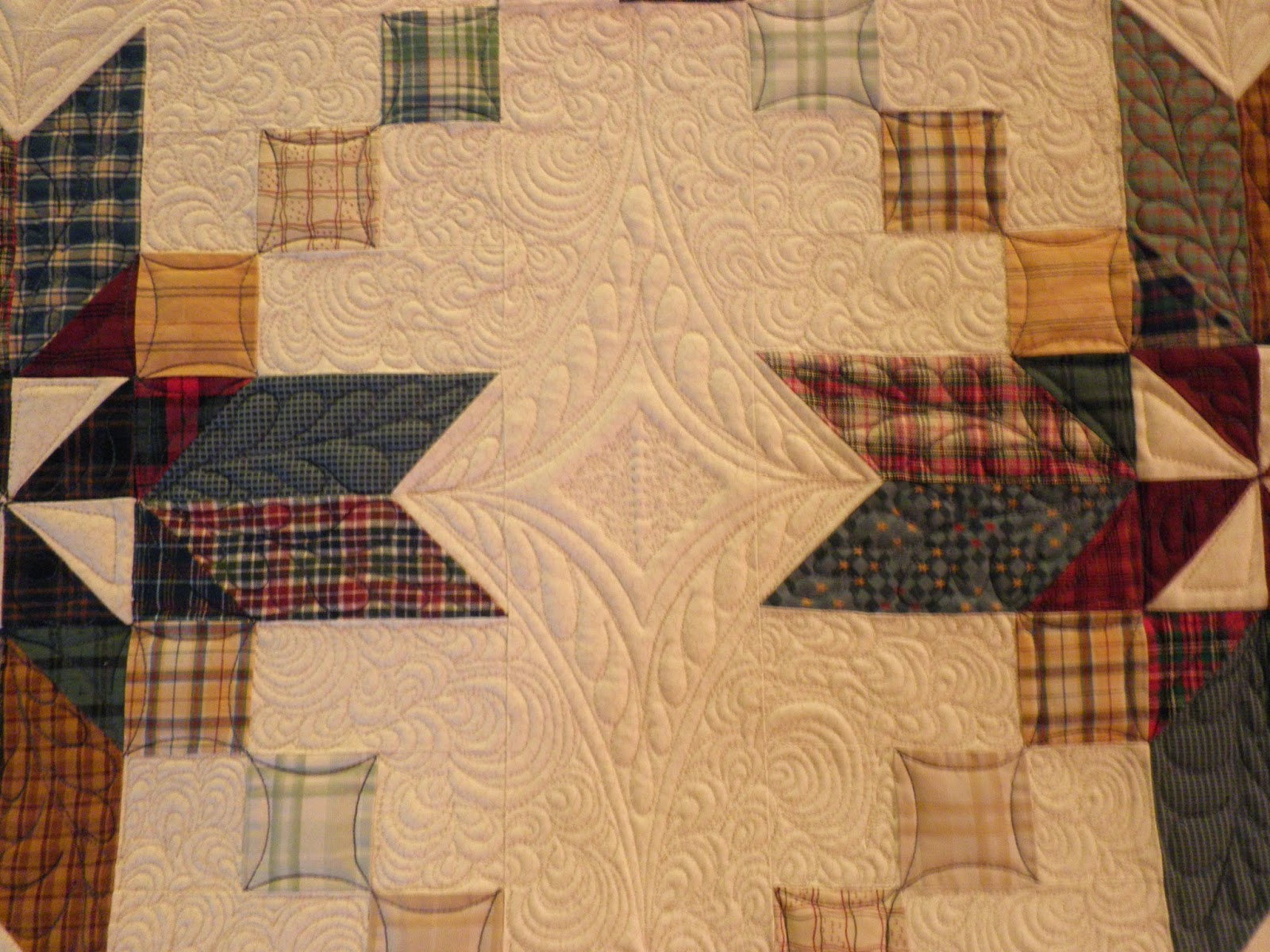 Granny Cats Longarm Quilting Service Blackford's Beauty & a Red/ Black