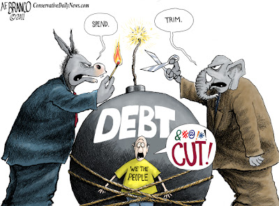 Image result for american debt bomb