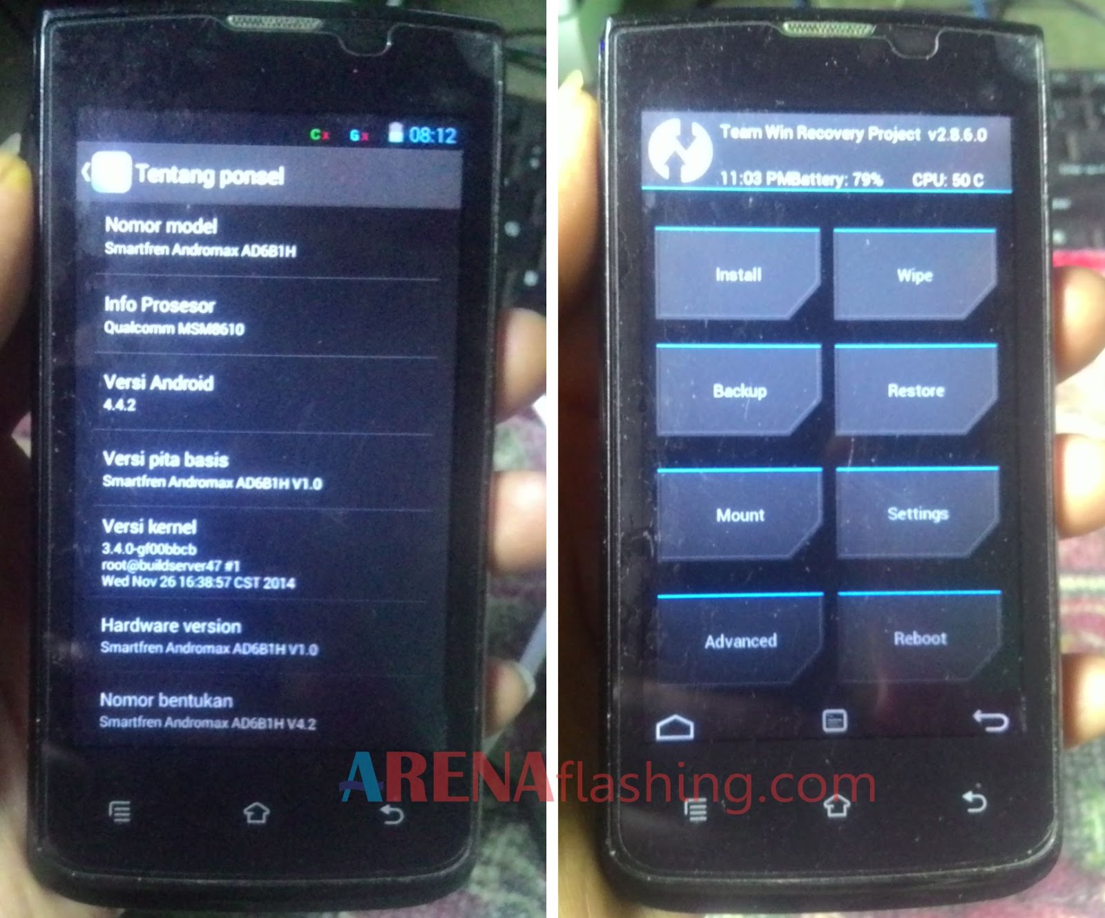 Tutorial Pasang TWRP Andromax C3 AD6B1H Tanpa PC N0DroiD