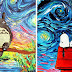 After Artist’s Painting Got Mistaken For A Van Gogh, She Decided To Create A Stunning ‘Starry Night’ Series