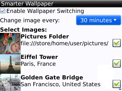 Aplikasi wallpaper blackberry - Smarter Wallpaper