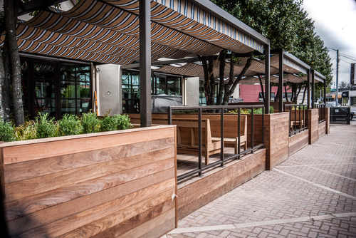 Buckheadviewchef Discusses New King Duke Concept Opening In Prep A Look At The New Outdoor Patio Seating Area King Duke Restaurant Which Will Seat 55 60 Diners Is Expected To Total