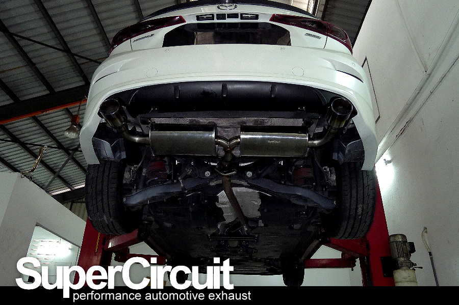 SUPERCIRCUIT Exhaust Pro Shop MAZDA 3 Axleback Exhaust 'SPORTY' Setup