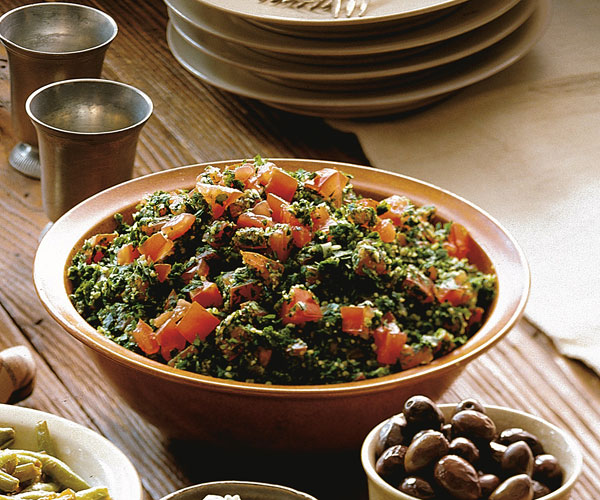 Tabbouleh (Parsley & CrackedWheat Salad) Recipe LEBANESE RECIPES