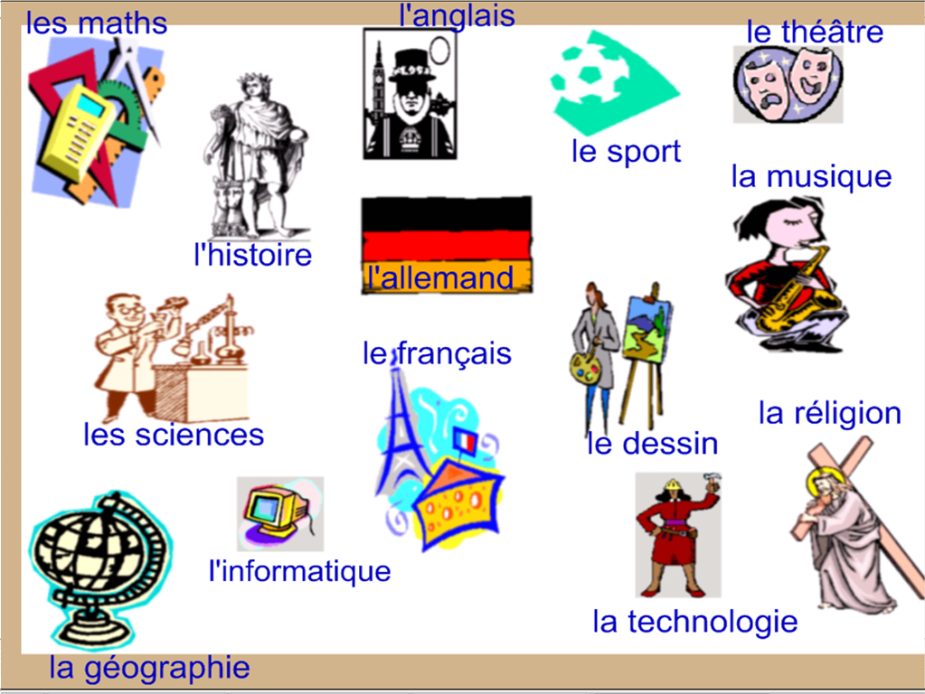 clipart pictures school subjects - photo #50
