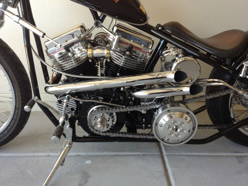 1960 Harley Davidson FLH Panhead Chopper For Sale Rusty Knuckles