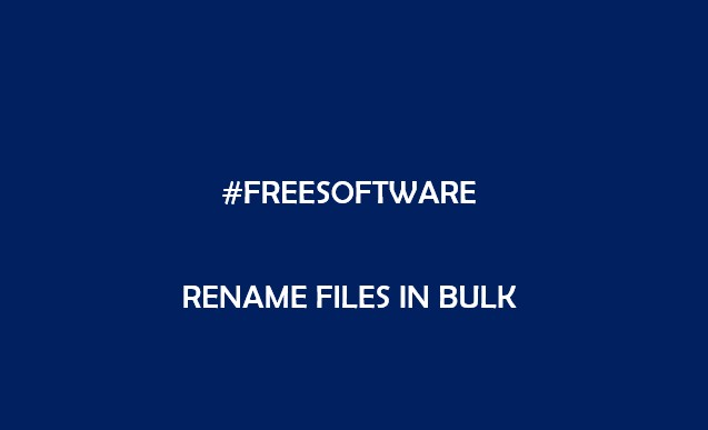 best free file renamer windows 7