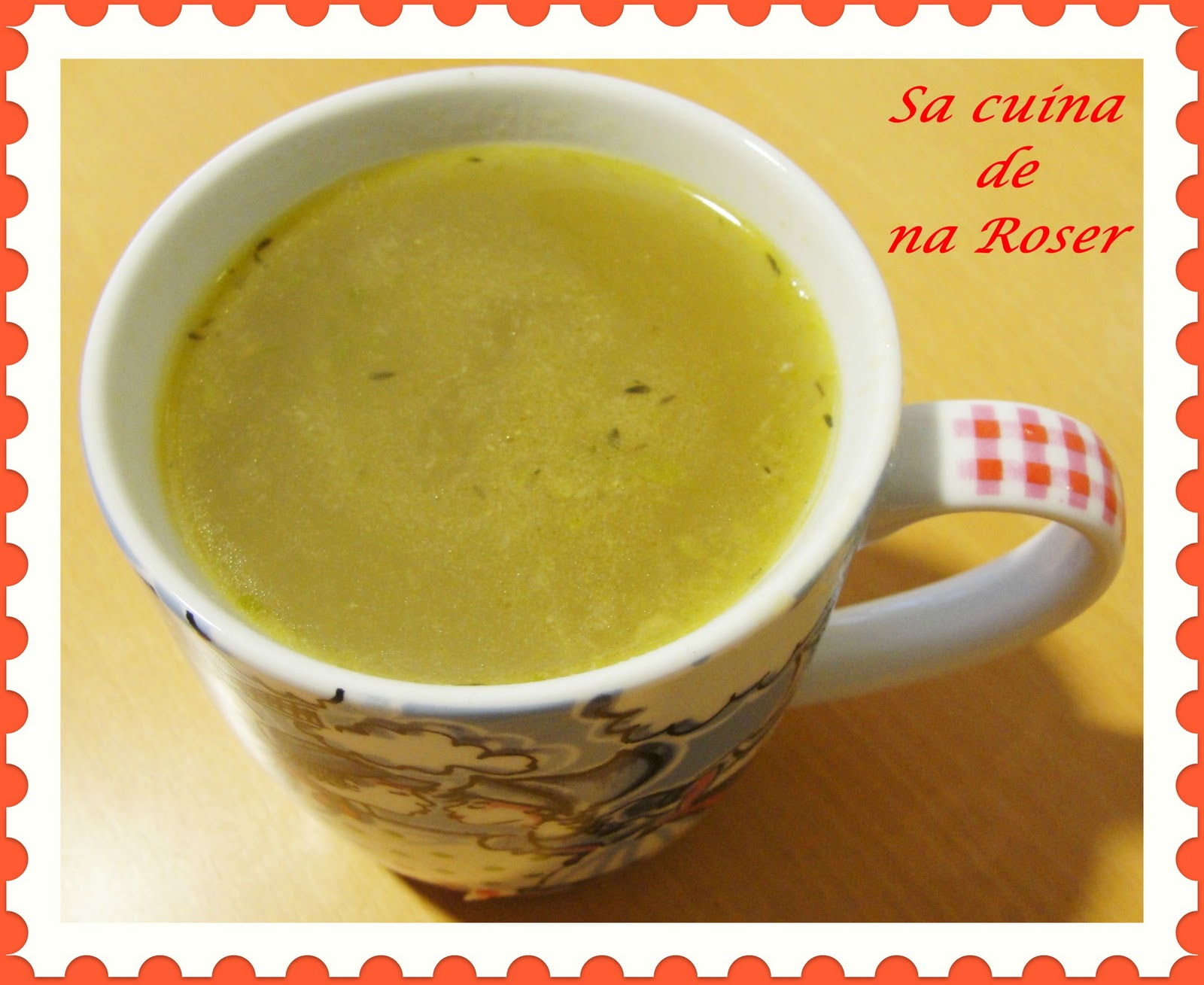 SA CUINA DE NA ROSER Consomé vegetal
