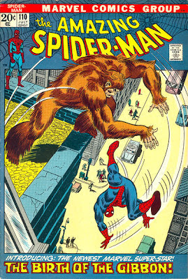 Amazing Spider-Man #110, The Gibbon, John Romita cover