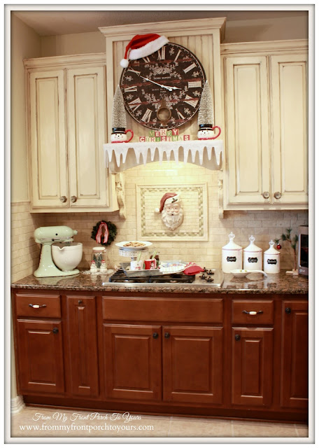  Vintage Farmhouse Christmas Kitchen-Country Living-French Country-From My Front Porch To Yours