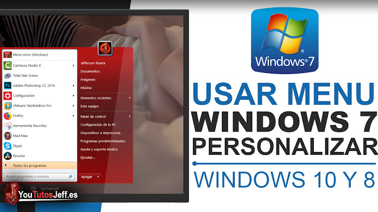 Como Poner el Menú de Inicio de Windows 7 en Windows 10 y 8 - Cambiar Menú de Inicio