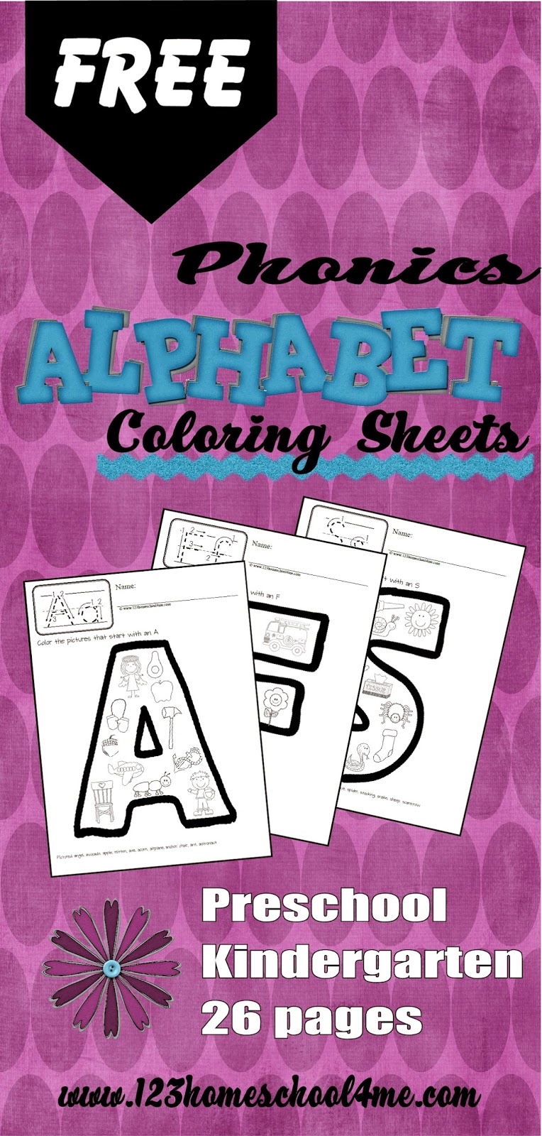 FREE Phonics Alphabet Coloring Sheets - 123 Homeschool 4 Me ERROR 404
