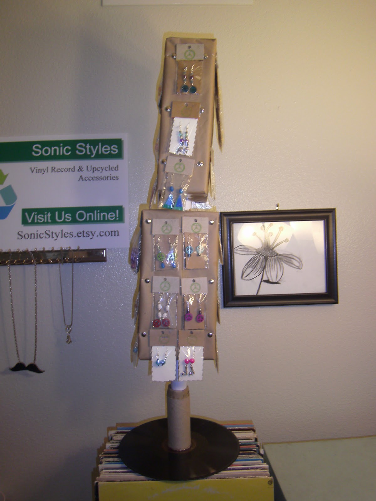 SonicStyles How to Make a Rotating Jewelry Display Stand From Recycled Materials