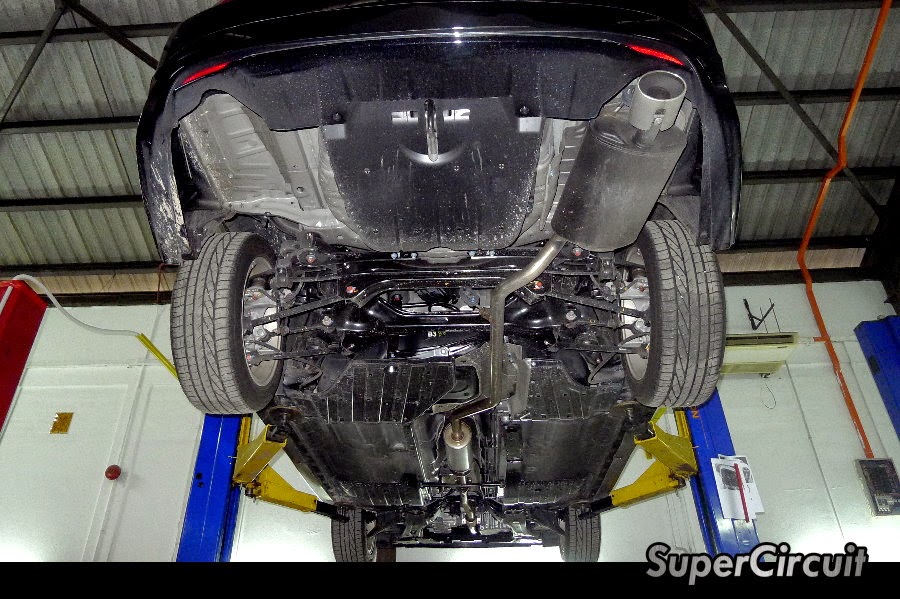 SUPERCIRCUIT Exhaust Pro Shop: Twin Exhaust 2014 Honda Accord 2.0 with
