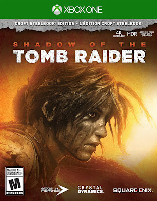 Shadow Of The Tomb Raider Game Cover Xbox One Croft Steelbook Edition