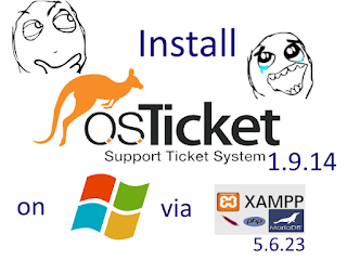 Install osTicket v1.9.14 on windows tutorial