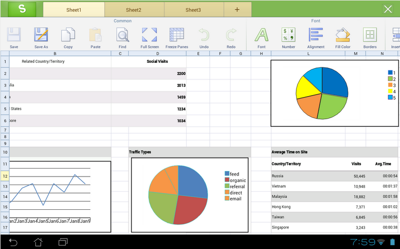 تطبيق WPS Office لقراءة و تعديل الملفات النّصّية كامل للاندرويد