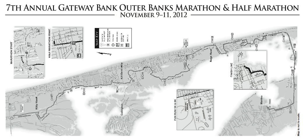 Roadrunning Guide: 2012 Outer Banks Marathon - Course Maps, Schedule ...