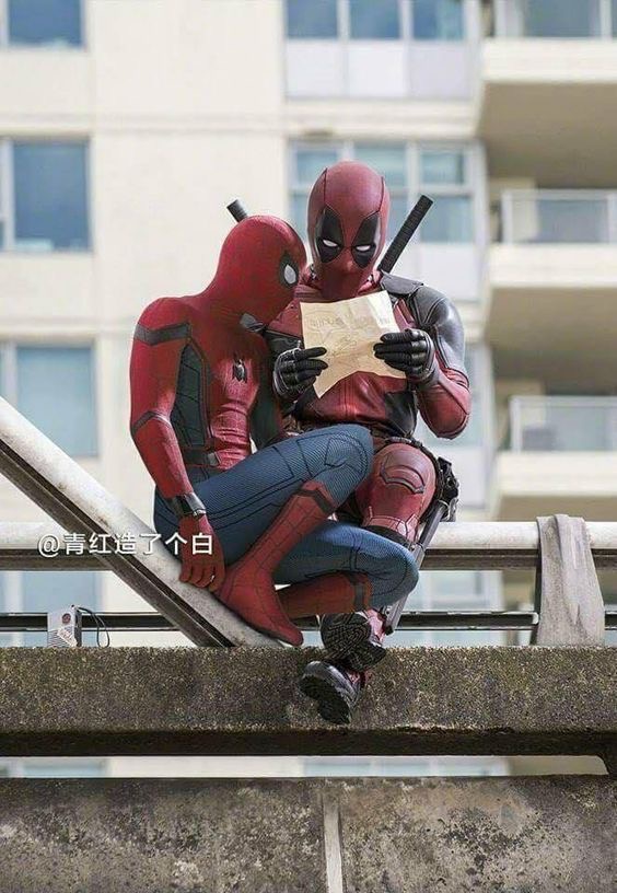 SpiderMan & Deadpool Wallpaper & Telefon Duvar Kağıdı