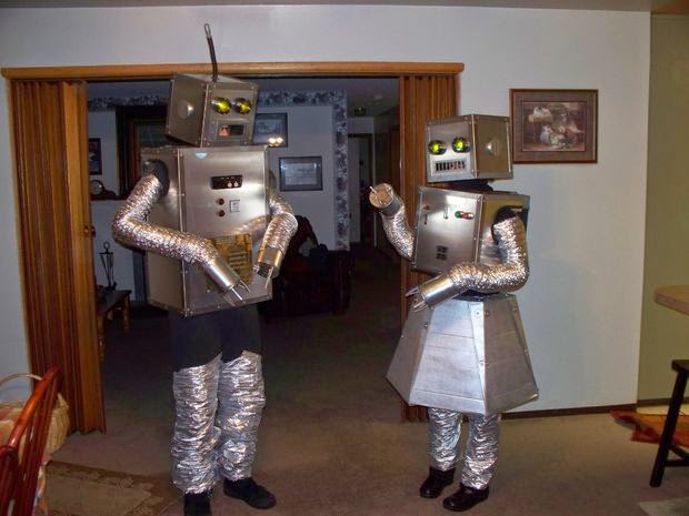Homemade Robots Halloween Costumes