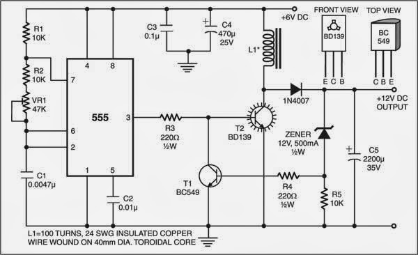 Latest DC-TO-DC Converter Circuit Diagram | Electronic Circuits Diagram