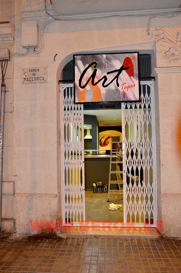 Graffitis restaurante Art i Tapes