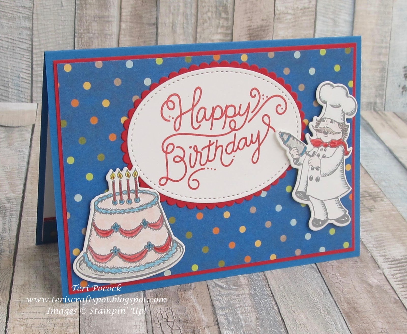 Stampin' Up! UK Demonstrator Teri Pocock Birthday Delivery Final