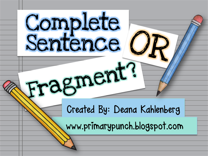 primary-punch-complete-sentence-or-fragment