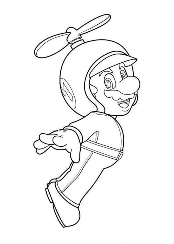 Complete Amiibo Coloring Pages Super Mario Odyssey Outfit